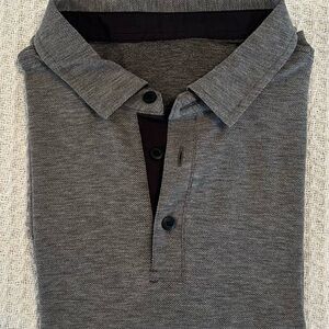 LULULEMON • Gray Polo Shirt